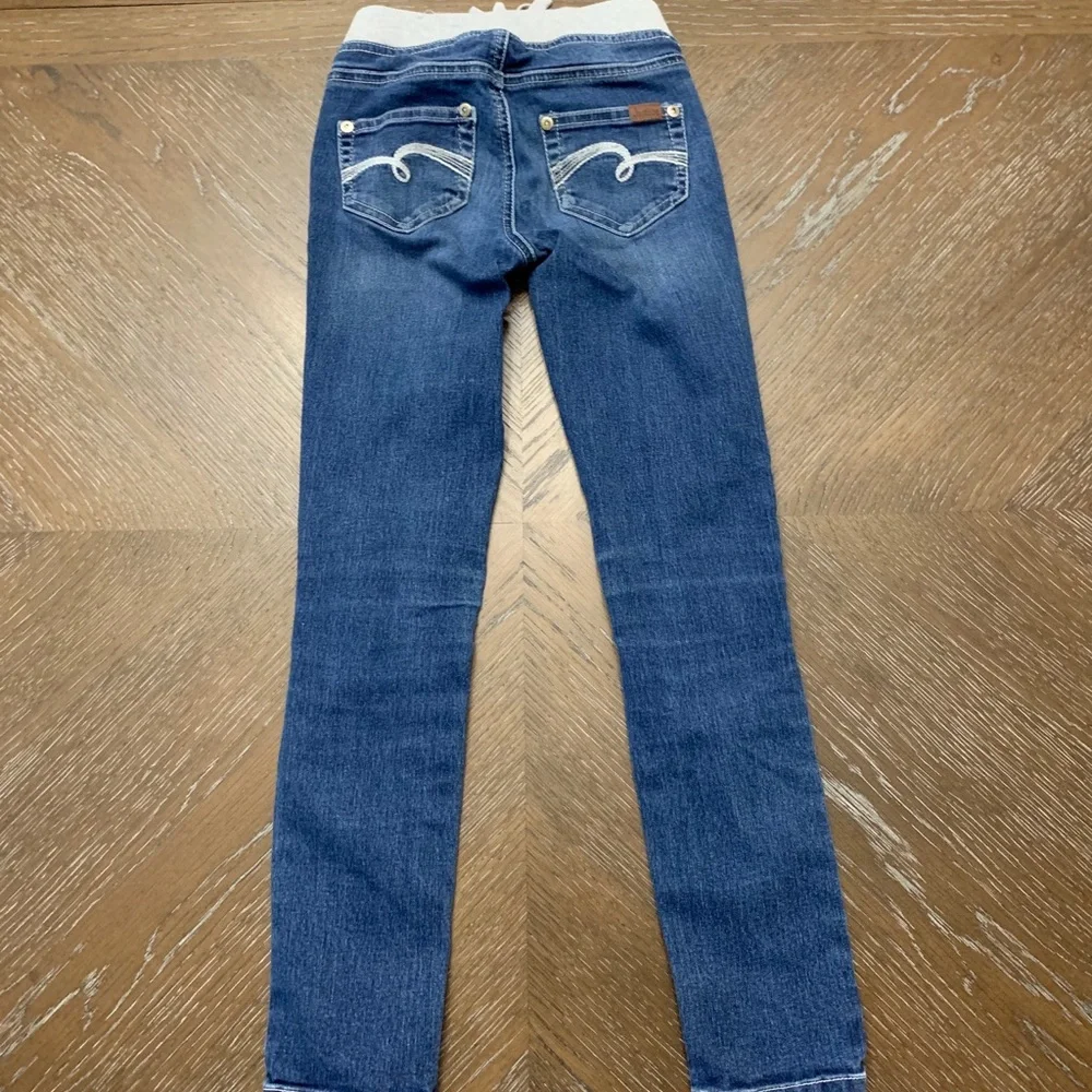 Justice Super skinny low rise Justice brand jeans Size 8 slim